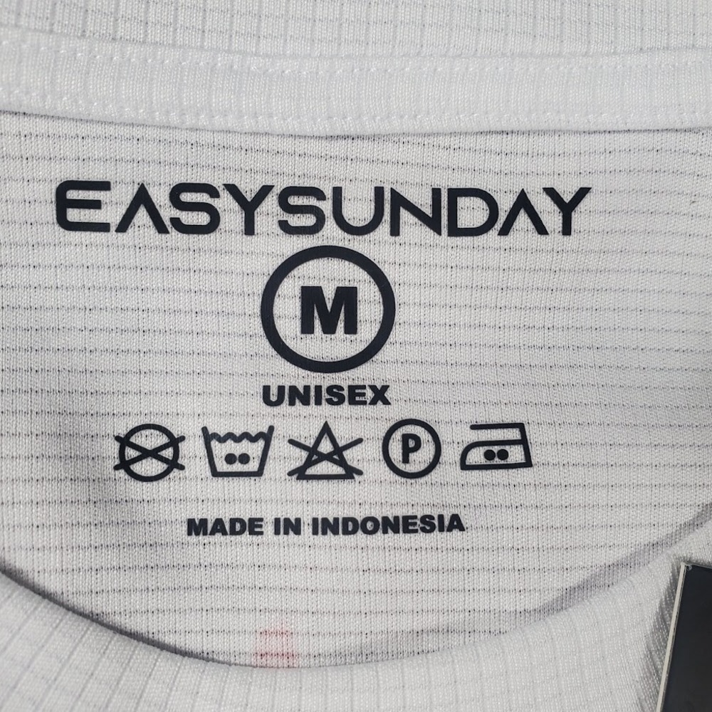 NWT Easysunday Run & Peace Florence Long Sleeve Running‎ Jersey Med White Unisex - Picture 2 of 14